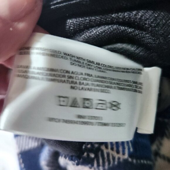 Orvis Plaid Shacket Men's Size LG Long Sleeve Heavyweight Blue Flannel Pockets - Picture 10 of 13